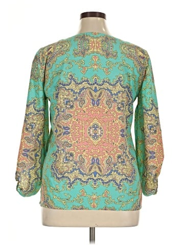 Jennifer & Grace 3/4 Sleeve Blouse (view 2)