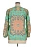 Jennifer & Grace 100% Polyester Paisley Teal 3/4 Sleeve Blouse Size XL - photo 2