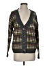 Blu Pepper Plaid Gray Cardigan Size S - photo 1
