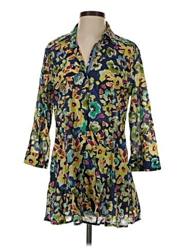 Nic + Zoe 3/4 Sleeve Blouse (view 1)