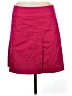 Banana Republic Solid Burgundy Casual Skirt Size 6 - photo 1