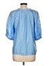 Joy Joy 100% Polyester Blue 3/4 Sleeve Blouse Size L - photo 2