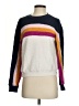 Faherty 100% Cotton Color Block Gray Pullover Sweater Size S - photo 1