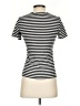 Zara Stripes Ivory Short Sleeve Turtleneck Size S - photo 2