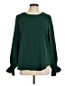 Unbranded 100% Polyester Green Long Sleeve Blouse Size M - photo 1