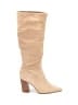Vince Camuto 100% Leather Ivory Boots Size 9 - photo 1