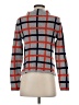 Old Navy Plaid Gray Turtleneck Sweater Size XS - photo 2