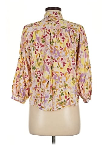LC Lauren Conrad 3/4 Sleeve Blouse (view 2)