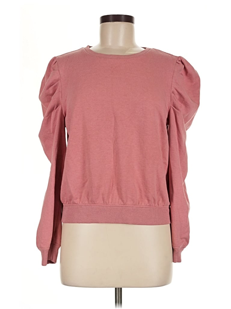 Pre-owned Express Sweatshirt In Pink