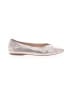 Birdies 100% Leather Silver Flats Size 8 1/2 - photo 1