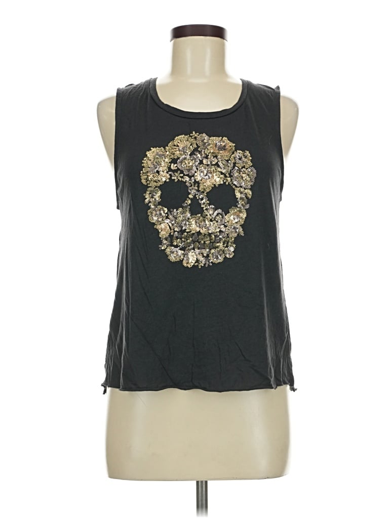 Pre-owned Express Sleeveless T-shirt In Black