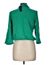 Adrienne Vittadini 100% Polyester Green 3/4 Sleeve Blouse Size M - photo 2