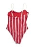 No Boundaries Stripes Red One Piece Swimsuit Size M - photo 2