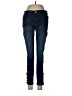 White House Black Market Solid Blue Jeans Size 6 - photo 1