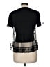Alice + Olivia 100% Polyester Black Short Sleeve Blouse Size M - photo 2