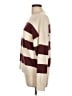 Splendid Stripes Burgundy Pullover Sweater Size L - photo 5