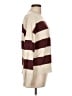 Splendid Stripes Burgundy Pullover Sweater Size L - photo 4