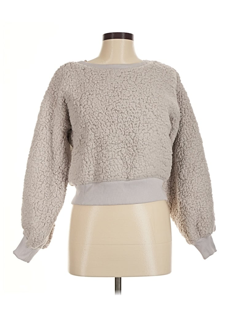 Pre-owned Express Outlet Pullover Sweater In Gray
