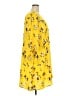 Evri 100% Polyester Print Yellow Casual Dress Size 2X - photo 4