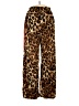 Unbranded 100% Polyester Animal Print Gold Casual Pants Size L - photo 1