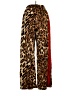 Unbranded 100% Polyester Animal Print Gold Casual Pants Size L - photo 2