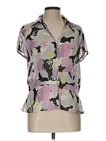 Ann Taylor Short Sleeve Silk Top (view 1)