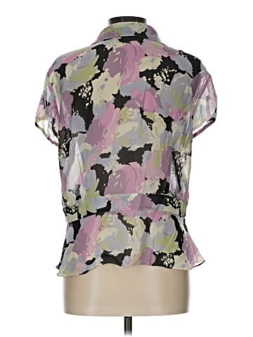 Ann Taylor Short Sleeve Silk Top (view 2)