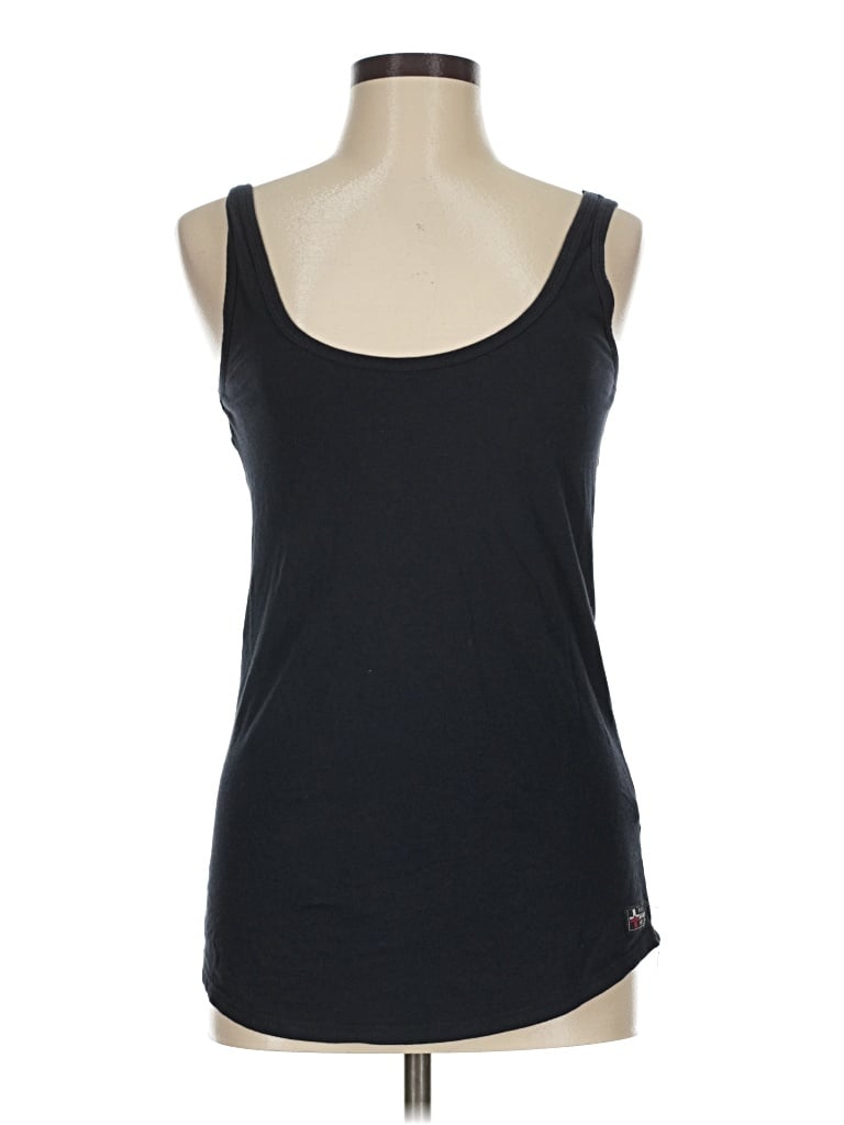 Pre-owned Assorted Brands Tank Top Black Strapless Neckline Tops