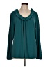 Susan Graver 100% Polyester Teal Long Sleeve Blouse Size L - photo 1