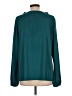 Susan Graver 100% Polyester Teal Long Sleeve Blouse Size L - photo 2