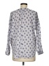 Old Navy Blue Long Sleeve Blouse Size M - photo 2