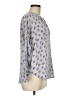 Old Navy Blue Long Sleeve Blouse Size M - photo 4