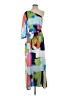 Jade 100% Polyester Color Block Blue Casual Dress Size S - photo 1