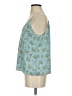 Ann Taylor LOFT 100% Polyester Blue Sleeveless Blouse Size S - photo 5