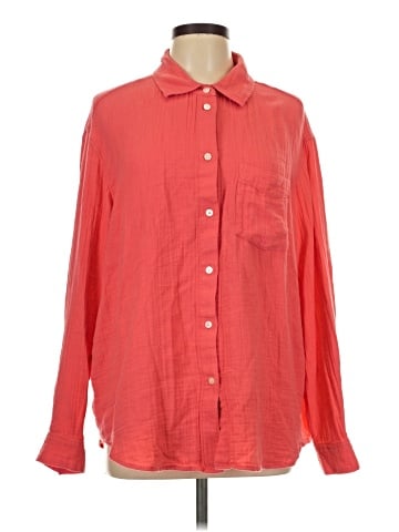 Gap Long Sleeve Button-Down Shirt (view 1)