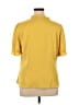 Allegra K 100% Polyester Yellow Short Sleeve Blouse Size XL - photo 2