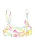 No Boundaries Tropical White Swimsuit Top Size M - photo 1