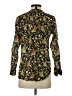 J.Crew 100% Cotton Floral Green Long Sleeve Blouse Size 0 - photo 2