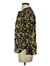 J.Crew 100% Cotton Floral Green Long Sleeve Blouse Size 0 - photo 5