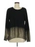 Moth 100% Acrylic Metallic Black Pullover Sweater Size M - photo 1