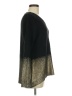 Moth 100% Acrylic Metallic Black Pullover Sweater Size M - photo 4