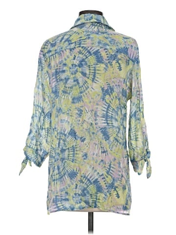 Ruby Rd. 3/4 Sleeve Button-Down Shirt (view 2)