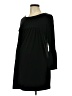 Olian Solid Black Casual Dress Size L - photo 1