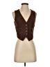 Cider 100% Polyester Brown Vest Size XS - photo 1