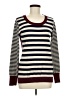 Olive and Oak Stripes Burgundy Pullover Sweater Size M - photo 1