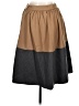 J.Crew Collection Color Block Brown Wool Skirt Size 8 - photo 2