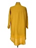 Assorted Brands Solid Yellow Casual Dress Size L - photo 2