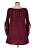 Win Win Burgundy 3/4 Sleeve Top Size XL - photo 2