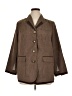Allison Woods 100% Polyester Brown Blazer Size 16 - photo 1