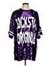 Assorted Brands 100% Polyester Purple 3/4 Sleeve T-Shirt One size - photo 1